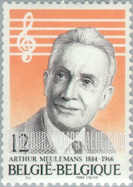 FindYourStampsValue: Arthur Meulemans (1884-1966), Composer