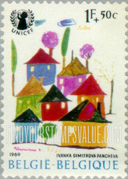 FindYourStampsValue: Semi-Postal: Huts, by Ivanka D. Pancheva, Bulgaria