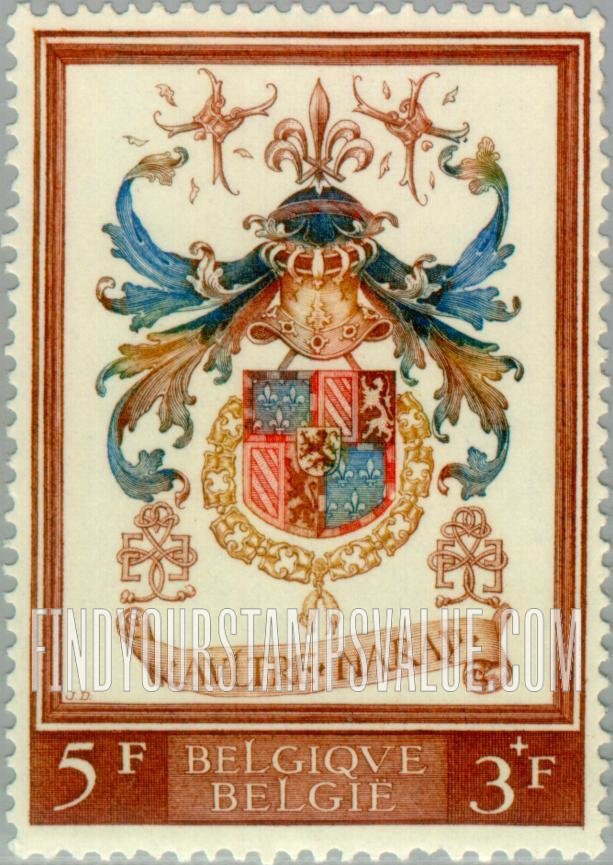 FindYourStampsValue: Semi-Postal: Arms of Philip the Good