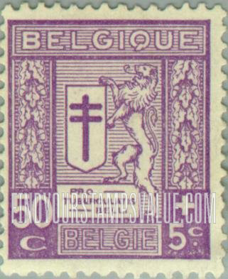 FindYourStampsValue: Semi-Postal: Lion and Cross of Lorraine