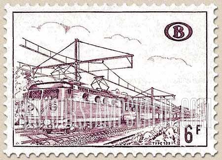 FindYourStampsValue: Parcel Post and Railway: Electric Train