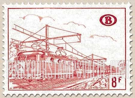 FindYourStampsValue: Parcel Post and Railway: Electric Train