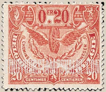 FindYourStampsValue: Parcel Post and Railway: Winged Wheel
