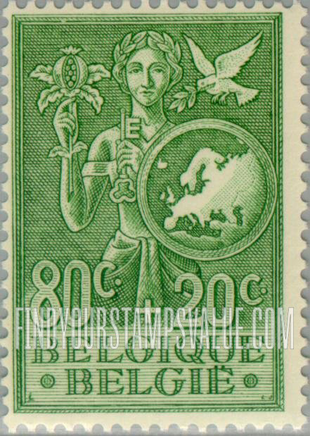 FindYourStampsValue: Semi-Postal: Allegory