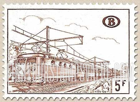 FindYourStampsValue: Parcel Post and Railway: Electric Train