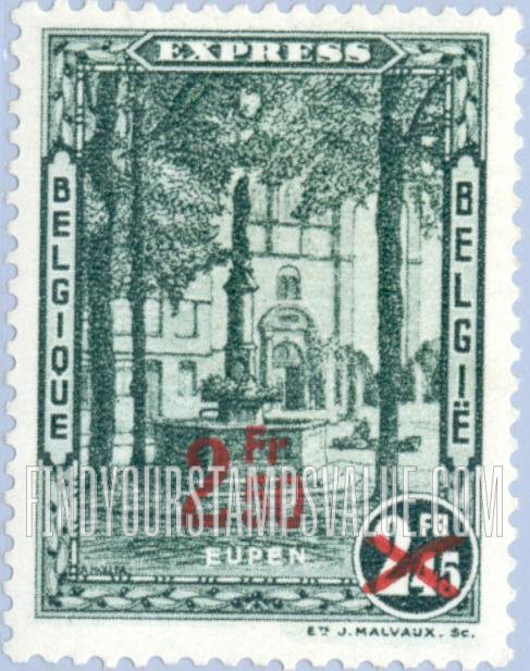 FindYourStampsValue: Special Delivery: Eupen