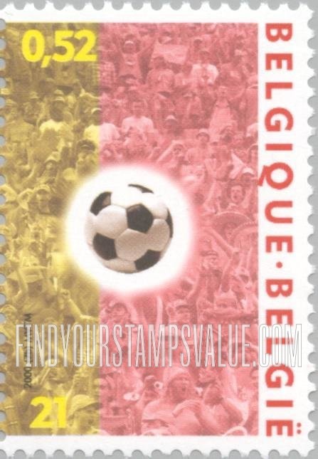 FindYourStampsValue: European Soccer Championships, Belgium and Netherlands: Ball