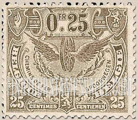 FindYourStampsValue: Parcel Post and Railway: Winged Wheel