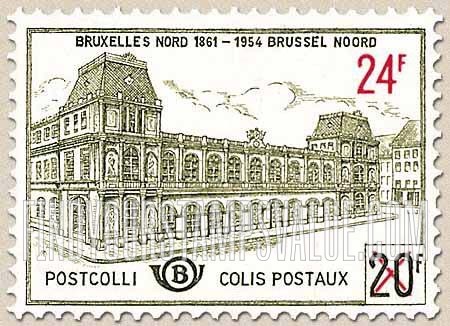 FindYourStampsValue: Parcel Post and Railway: Old North Station, Brussels