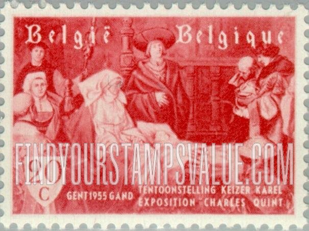FindYourStampsValue: Homage to Charles V as a Child, by Albrecht de Vriendt