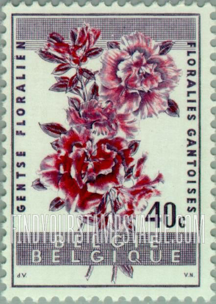 FindYourStampsValue: 24th Ghent International Flower Exhibition: Indian azalea