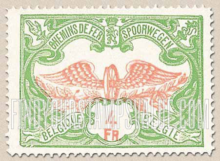 FindYourStampsValue: Parcel Post and Railway: Winged Wheel