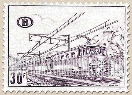 FindYourStampsValue: Parcel Post and Railway: Train going right