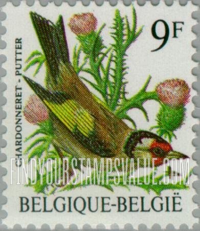 FindYourStampsValue: Birds: Chardonneret