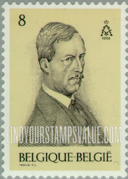 FindYourStampsValue: King Albert I, 50th Death Anniversary