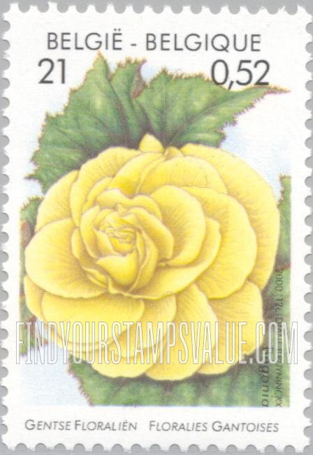 FindYourStampsValue: Ghent Flower Show: Begonia