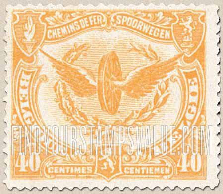FindYourStampsValue: Parcel Post and Railway: Winged Wheel