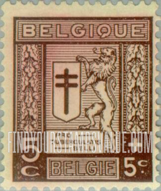 FindYourStampsValue: Semi-Postal: Lion and Cross of Lorraine