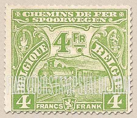 FindYourStampsValue: Parcel Post and Railway: Locomotive