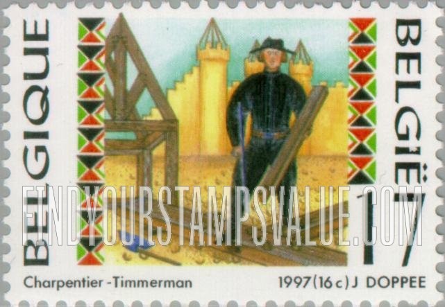 FindYourStampsValue: Craftsmen: Carpenter