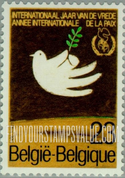 FindYourStampsValue: International Peace Year: Emblem, dove