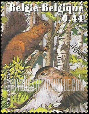 FindYourStampsValue: Forest Week: Squirrel and blackcap