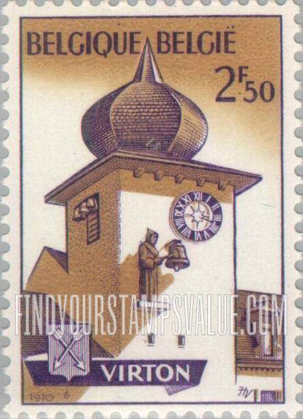 FindYourStampsValue: Clock Tower, Virton