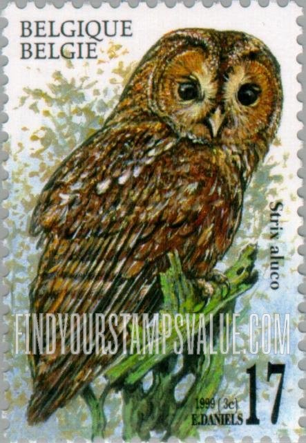 FindYourStampsValue: Owls: Strix aluco