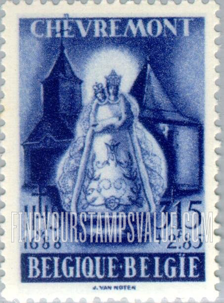 FindYourStampsValue: Semi-Postal: Madonna of Chevremont & Chapel