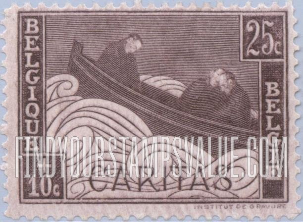 FindYourStampsValue: Semi-Postal: Boat Adrift