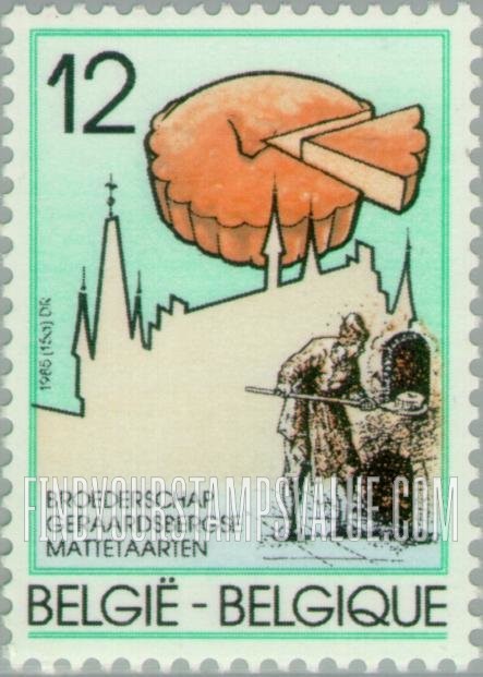 FindYourStampsValue: Baking Pies for the Mattetart of Geraardsbergen