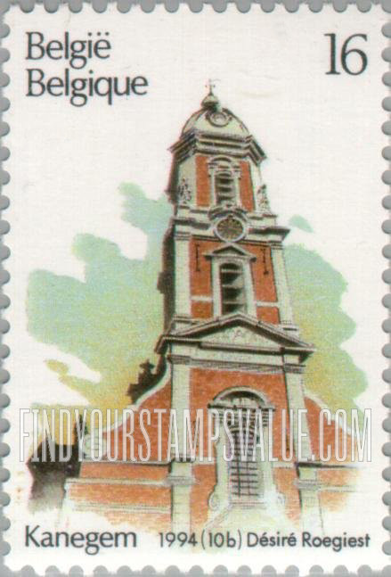 FindYourStampsValue: Tourism, Churches: St. Bavo’s, Kanegem