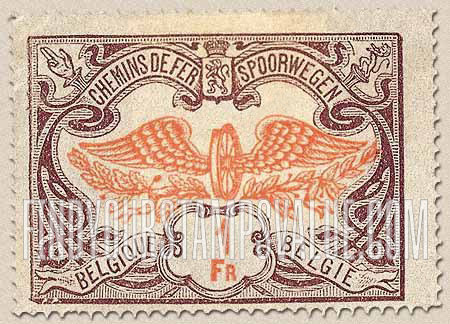 FindYourStampsValue: Parcel Post and Railway: Winged Wheel
