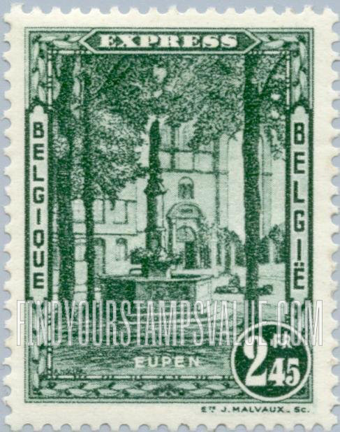 FindYourStampsValue: Special Delivery: Eupen