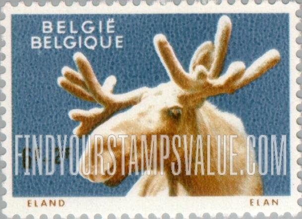 FindYourStampsValue: Semi-Postal, Animals: European elk