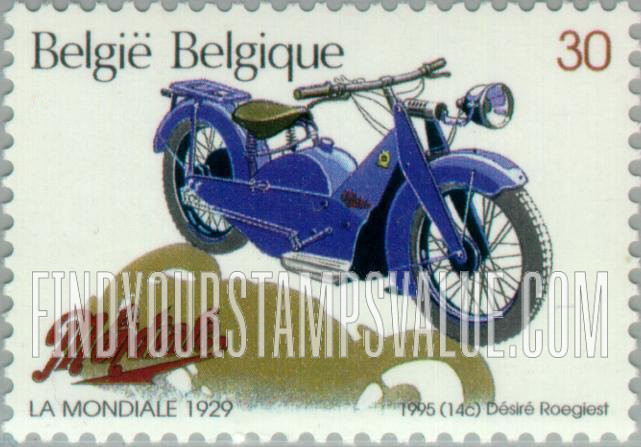 FindYourStampsValue: Classic Motorcycles: La Mondiale