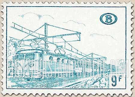FindYourStampsValue: Parcel Post and Railway: Electric Train