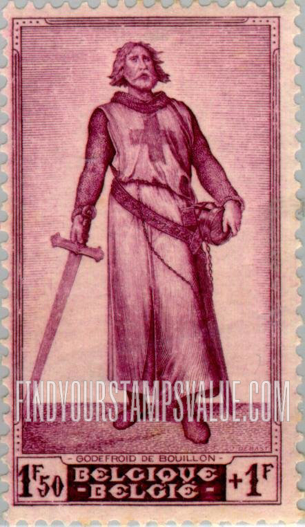 FindYourStampsValue: Semi-Postal: Godfrey of Bouillon