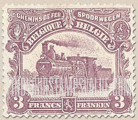 FindYourStampsValue: Parcel Post and Railway: Locomotive