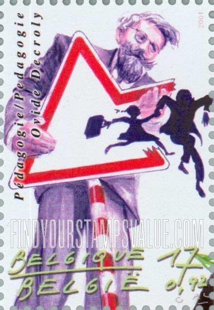 FindYourStampsValue: The 20th Century: Ovide Decroly, pedagogue