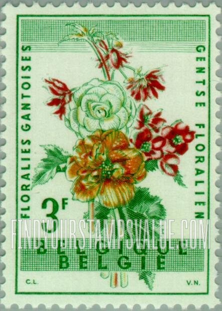 FindYourStampsValue: 24th Ghent International Flower Exhibition: Begonia