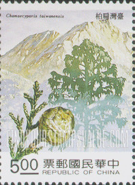 FindYourStampsValue: Trees: Chamaecyparis taiwanensis - 森林资源: 台湾扁柏