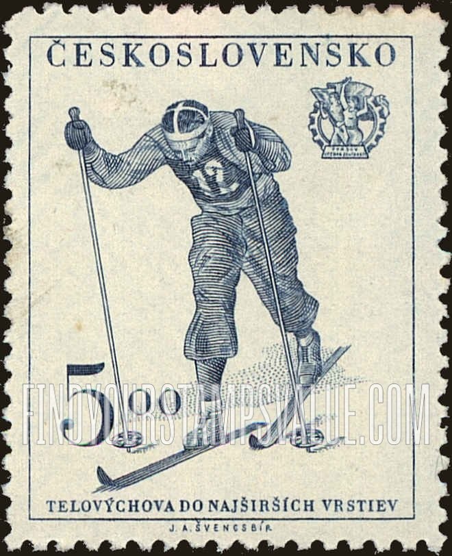 FindYourStampsValue: Skier