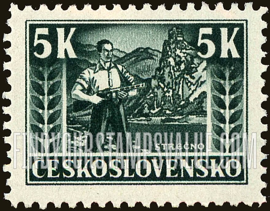 FindYourStampsValue: Czech Patriot, Strecno
