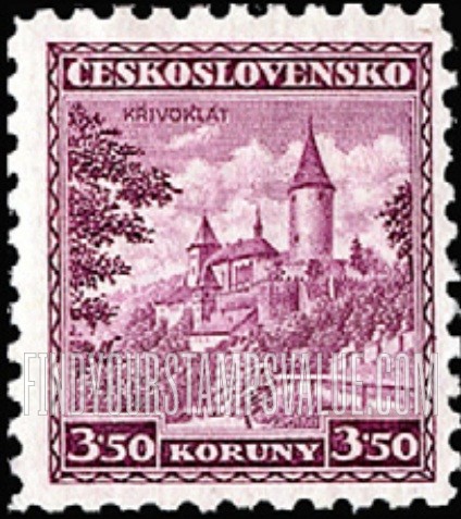 FindYourStampsValue: Krivoklat Castle
