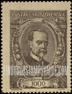 FindYourStampsValue: President Thomas Garrigue Masaryk