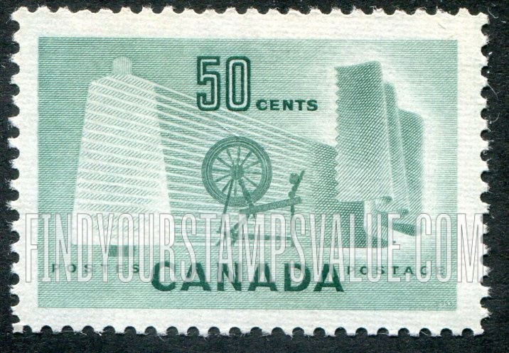 FindYourStampsValue: Bobbin, Cloth and Spinning Wheel