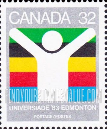 FindYourStampsValue: World University Games, Edmonton, July 1-11