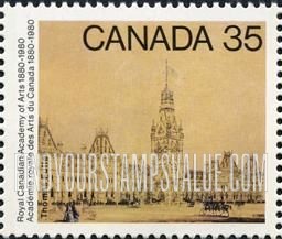 FindYourStampsValue: Parliament Buildings, by Thomas Fuller (1822-1919)