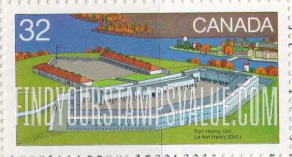 FindYourStampsValue: Fort Henry, Ontario